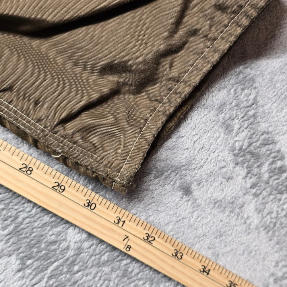 Vintage Carhartt Hunting Pants Mens 42x32 Tan Canvas Brush Guard Made in USA - Picture 13 of 14